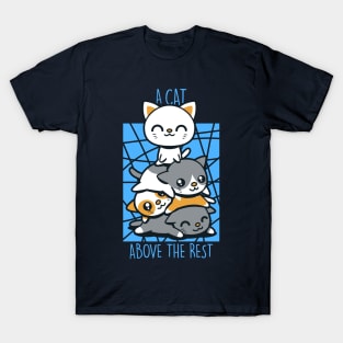 Cute Funny Kawaii Cats Bonding Funny Saying Gift For Cat Lovers T-Shirt